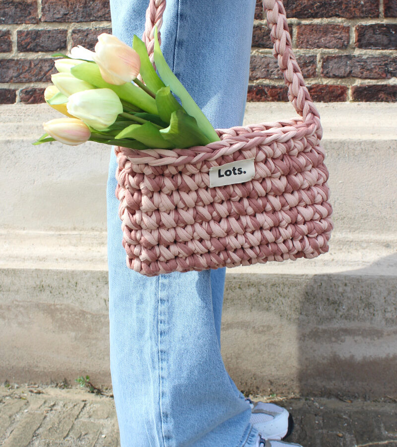 Schoudertas bruin, beige