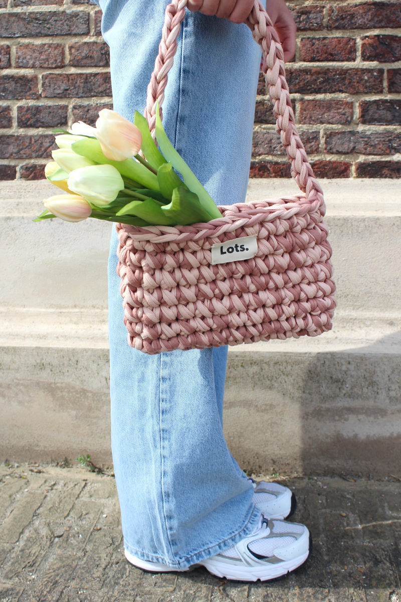 Schoudertas bruin, beige