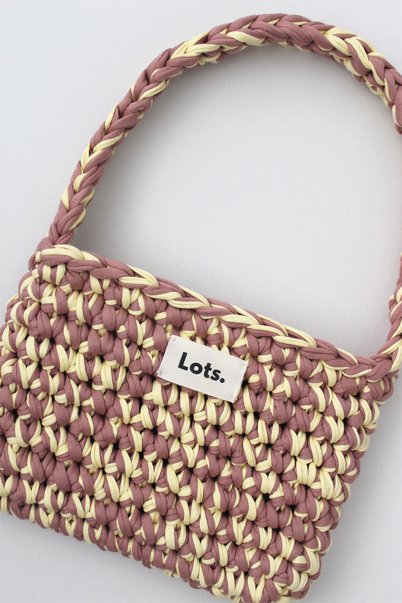 Schoudertas bruin, lichtgeel - Afbeelding 3