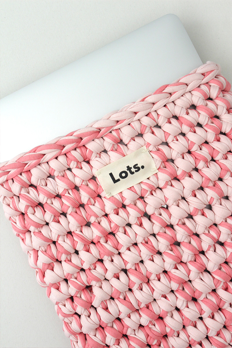 Laptophoes zachtroze - Afbeelding 3