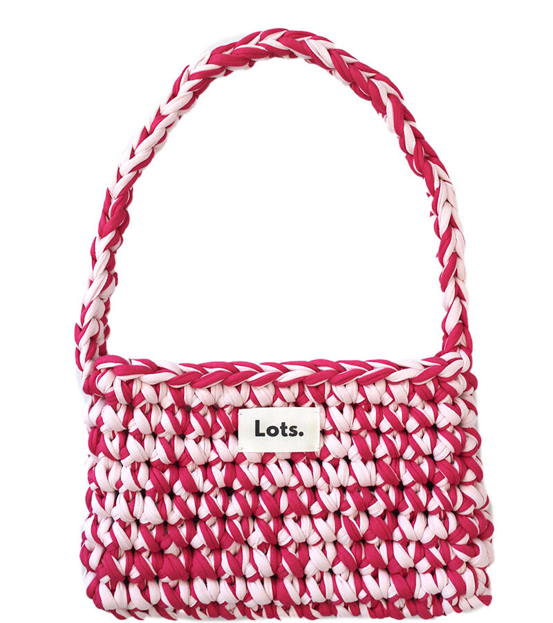 Schoudertas lichtroze, roze