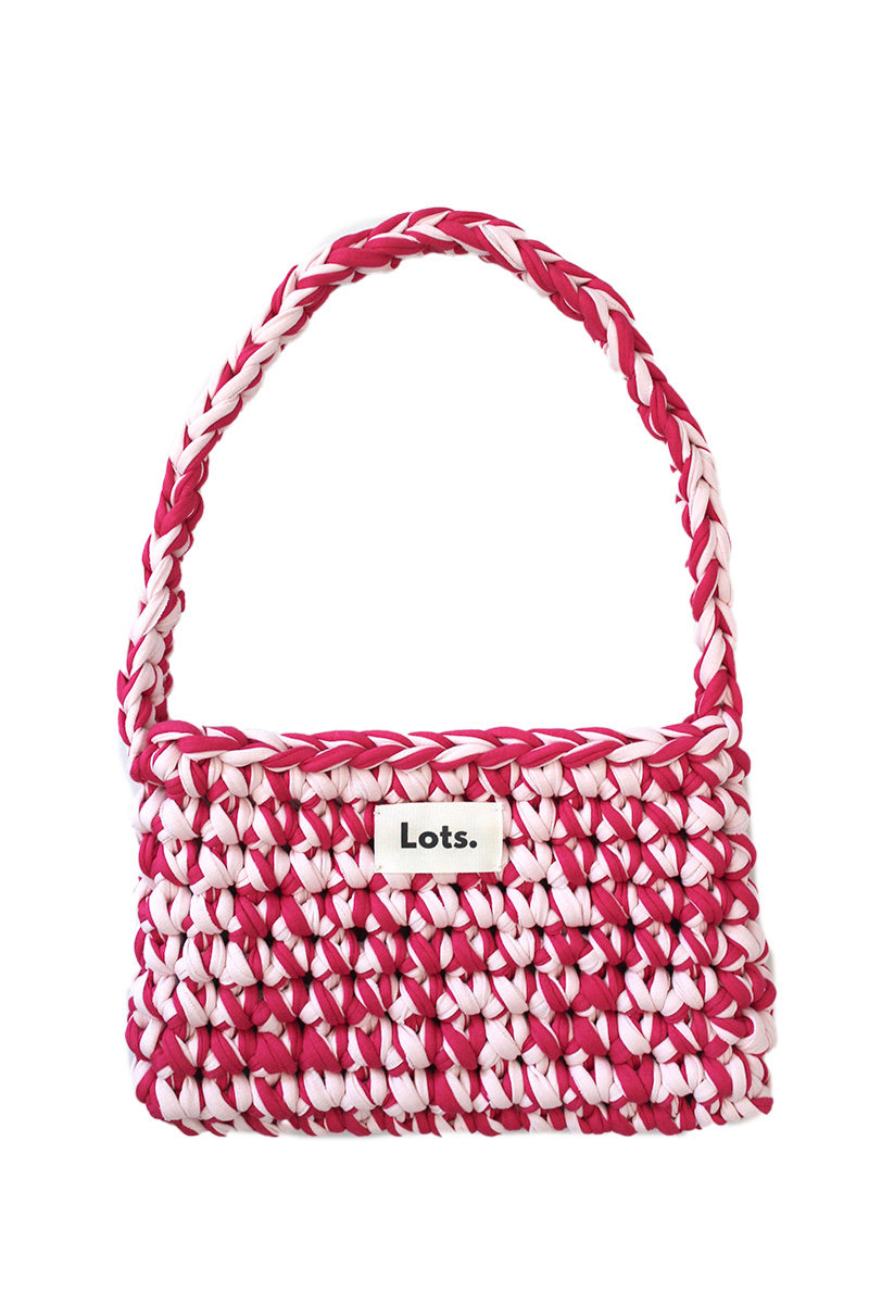 Schoudertas lichtroze, roze