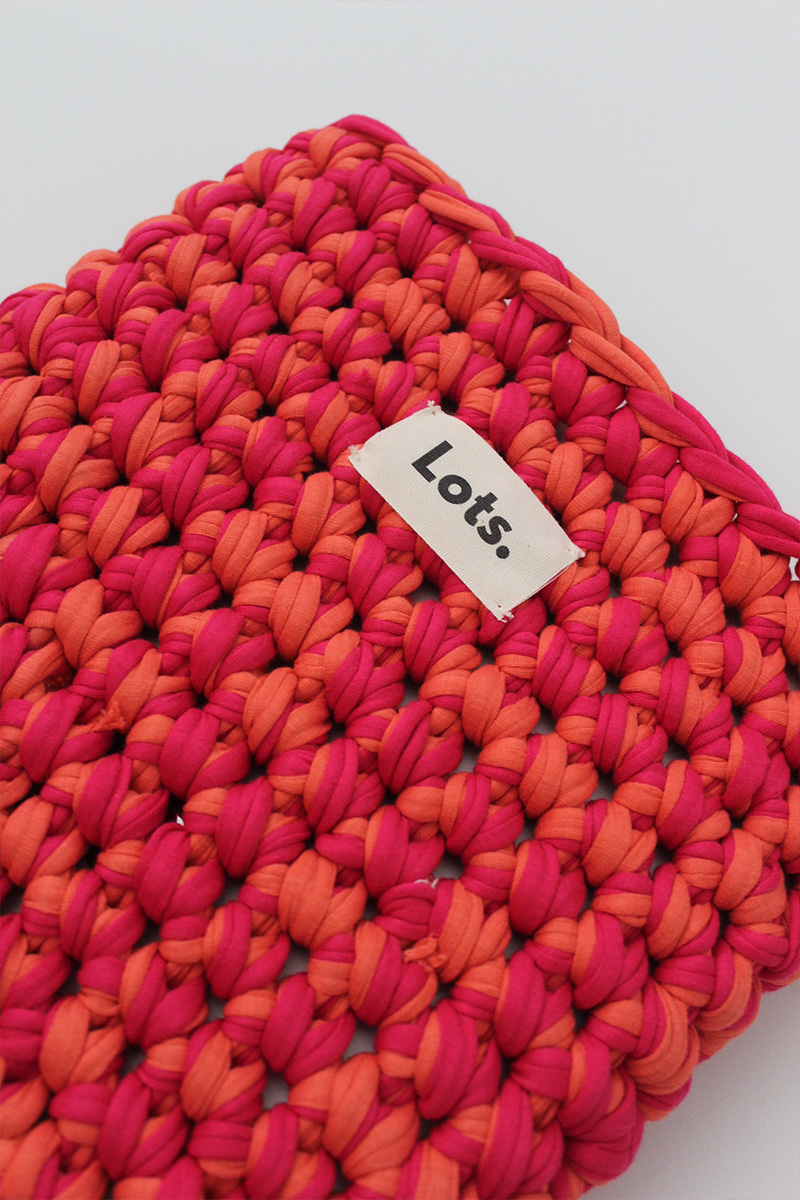 Laptophoes oranje, roze - Afbeelding 2